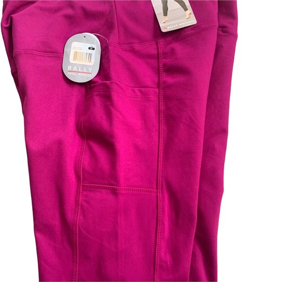 NWT Bally High Rise Magenta Ankle Leggings - Picture 4 of 6